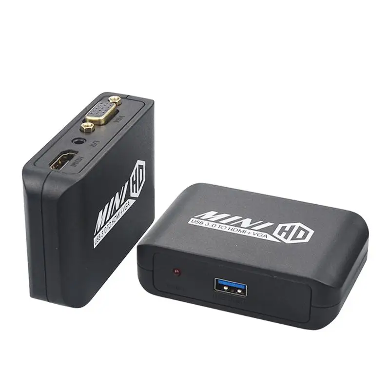 BEESCLOVER USB3.0 к HDMI + VGA адаптер для MAC и Windows открытый горшок набор Apple системы USB 2 0 3