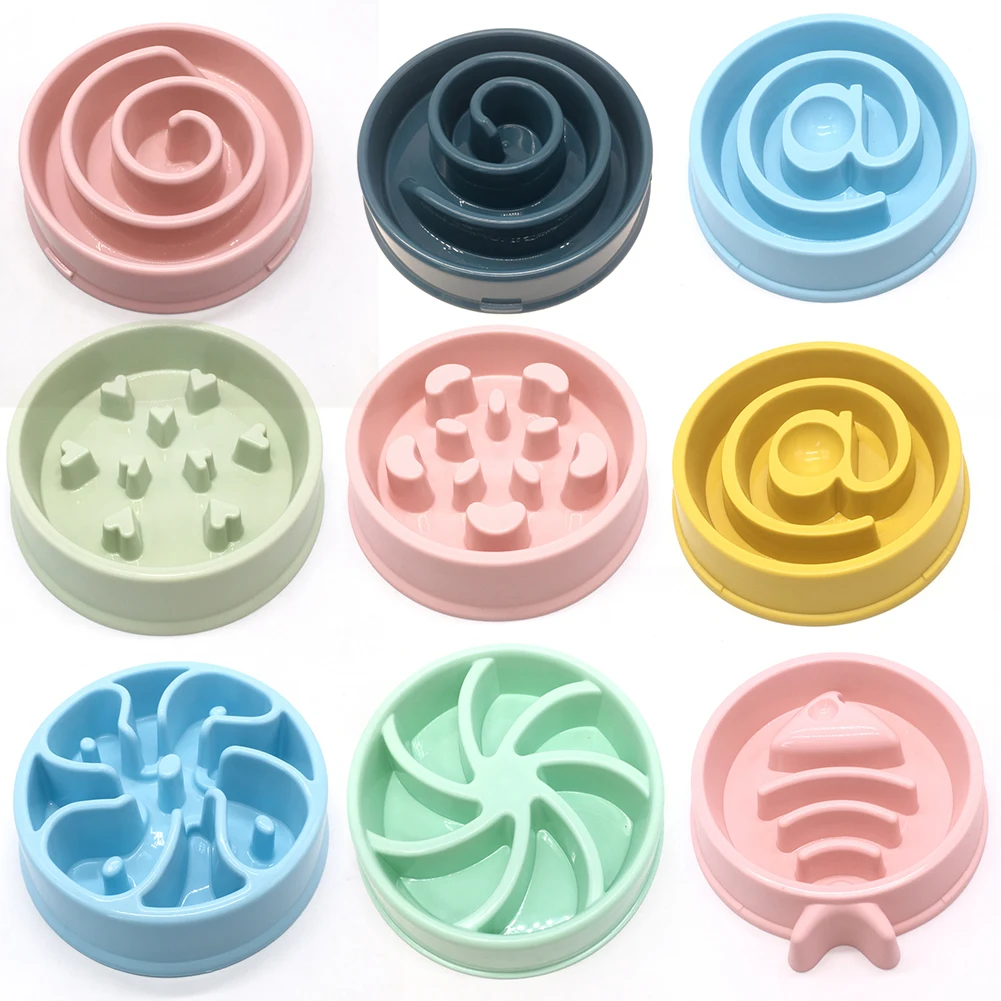 

Dog Universal Slow Food Bowl Preventing Raw Swallowing Slow Food Bowl Healthy Bowl Dogs Non-slip Bowl Pet Supplies