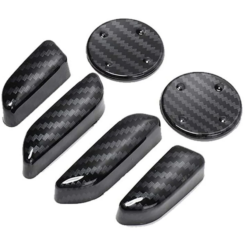 

Carbon Fibre ABS for Tesla Model 3 Seat Adjustment Switch Botton Cover Trim Decorative Frame Sticker Car Accessories