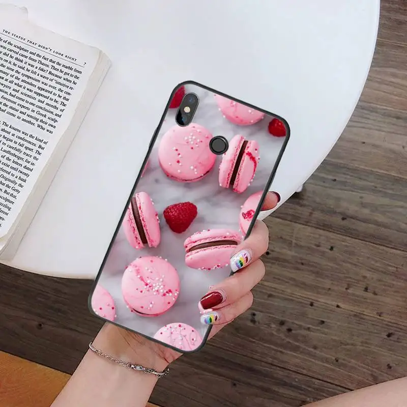 

Dessert ice cream Macaron Food Phone Case For Xiaomi Redmi note 7 8 9 t max3 s 10 pro lite coque shell cover funda