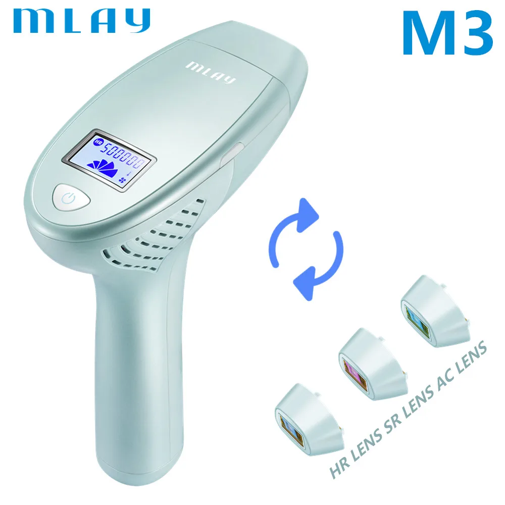 

Эпилятор Mlay M3 лазерный для удаления волос, пигментационный аппарат с 500000 снимки бикини, эпилятор для женщин