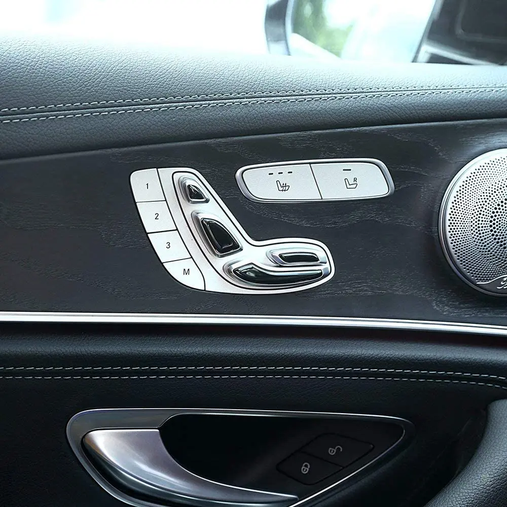 Хромированная накладка на сиденье из АБС пластика с блестками для Mercedes Benz E Class W213