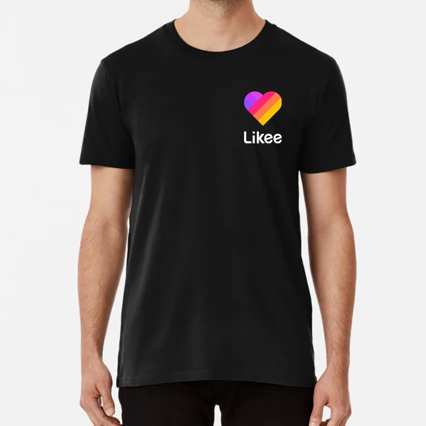 Likee футболка для приложения хит продаж cartival likee hear классная забавная Радужная