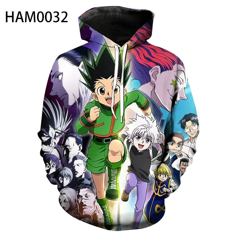 

HUNTER x HUNTER Comic 3D Print Hoodies Men Women Children Cool Sweatshirts Walle Long Sleeve Streetwear Casual Boy Girl Hoodie