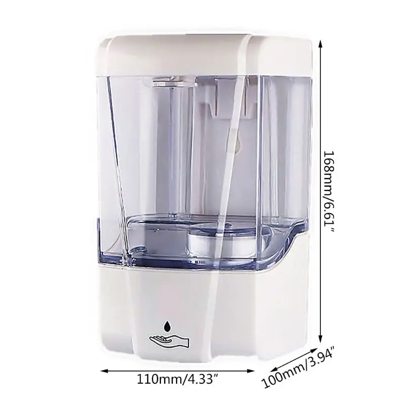 

Intelligent Wall-Mounted Contactless Gel Alcohol Disinfection Hand Washer Automatic Sensor Soap Dispenser Large Dropshipping