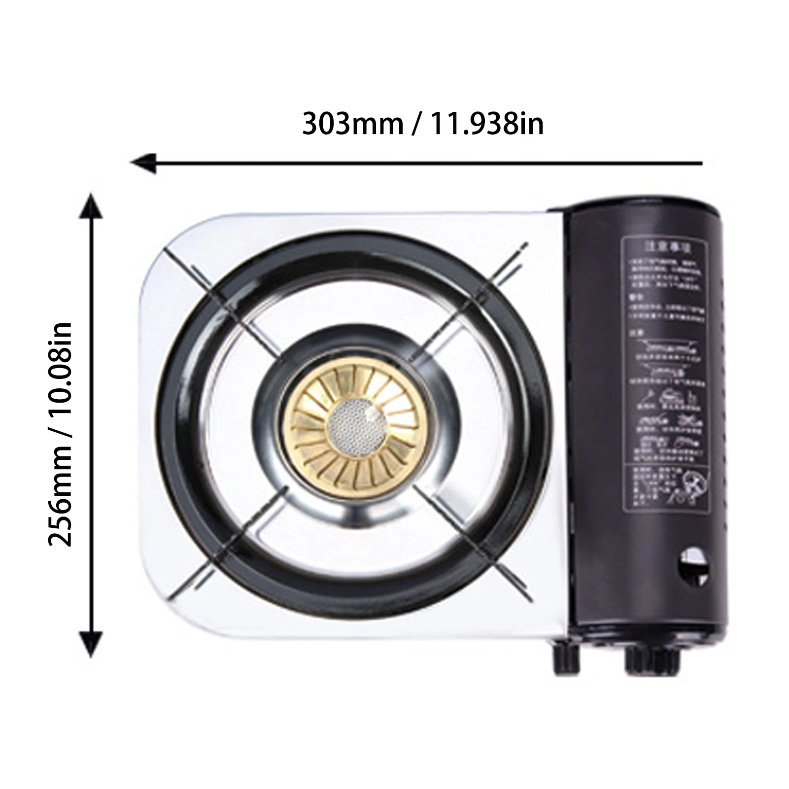 

Outdoor Portable Burner Butane Gas Stove Gas Cooker Piezoelectric Ignition Portable Barbecue Stove Safe Camping Gas Stove