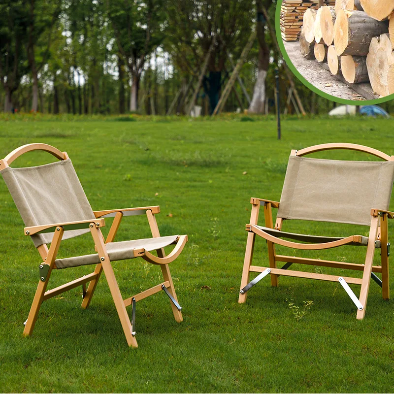 구매 접이식 야외 의자 휴대용 정원 나무 캠핑 낚시 의자 여행 피크닉 캠핑 해변 발코니 감독 캔버스 안락 의자