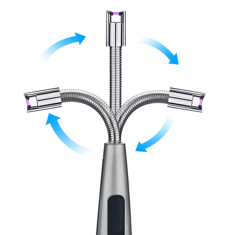 Электрическая зажигалка для барбекю с зарядкой от USB возможностью поворота на 360