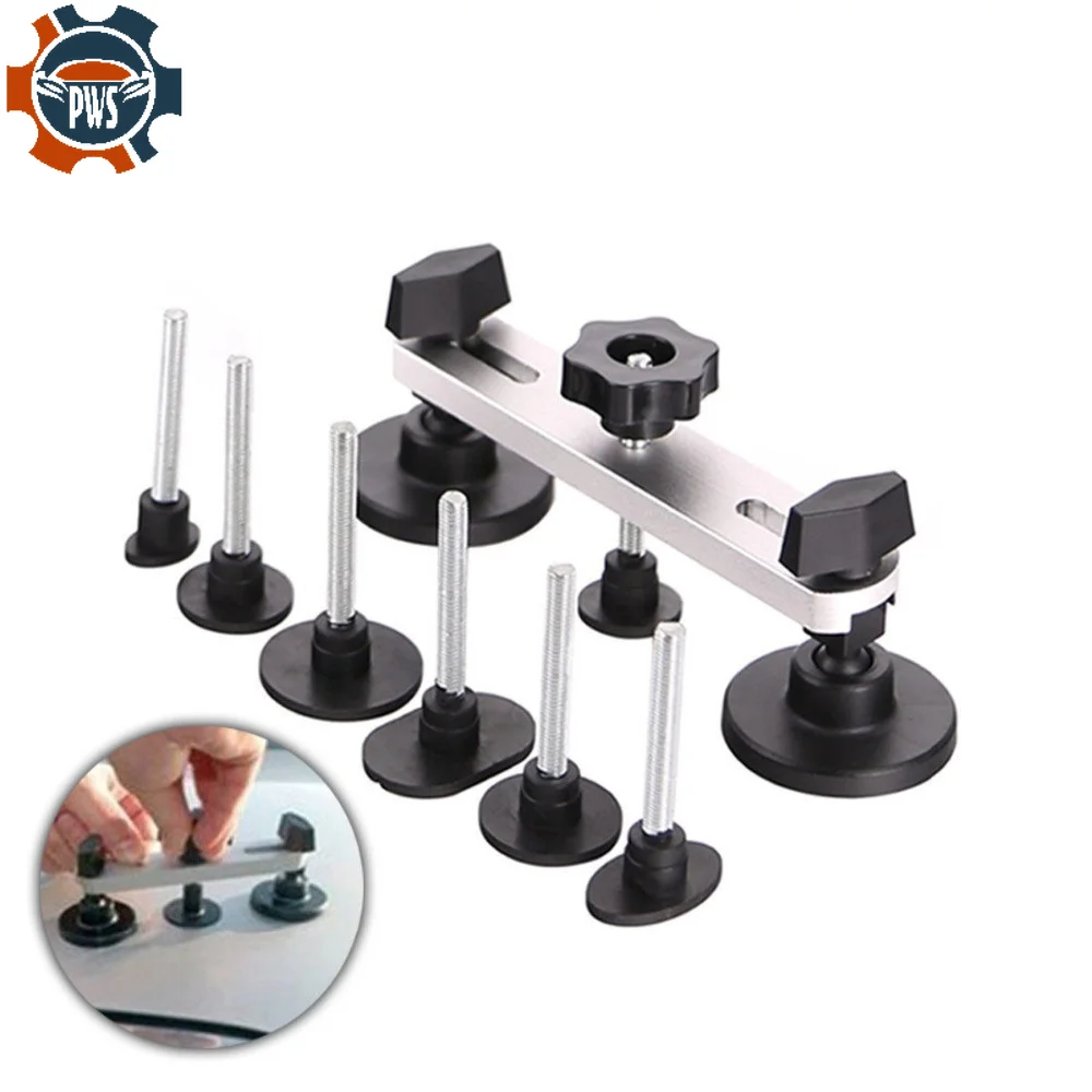 

7Pcs Car Repair Tools Paintless Dent Repair Kit Car Dent Repair Dent Puller Removal Tools Pulling bridge Sheet Metal Tools