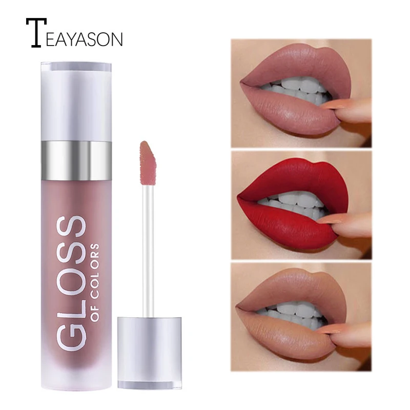 TEAYASON Красота Макияж для губ темно красный пигмент телесного цвета водостойкий