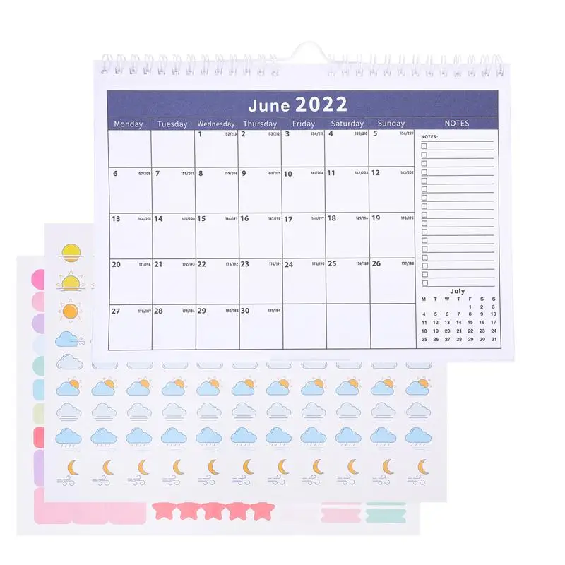 

1 Набор декоративных полезных настенных календарей премиум-класса, бумажный календарь, подвесной календарь