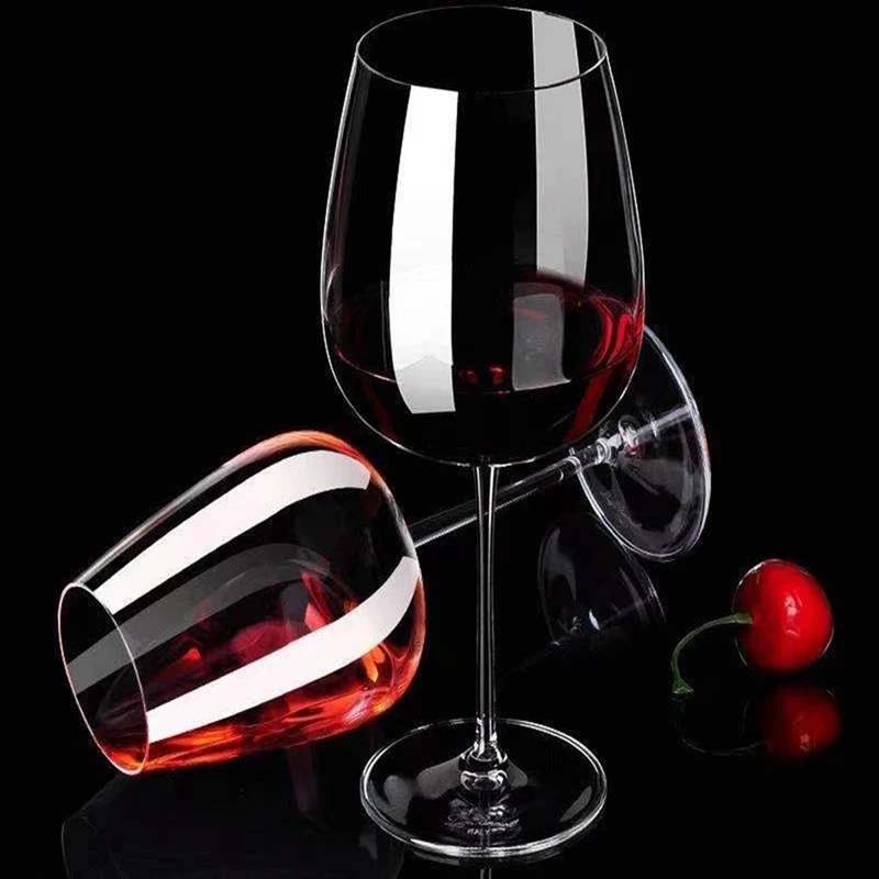 

2PCS/lotTop-grade European Crystal Glass, Goblet, Wine Glass, Red Glass, Cocktail Glass