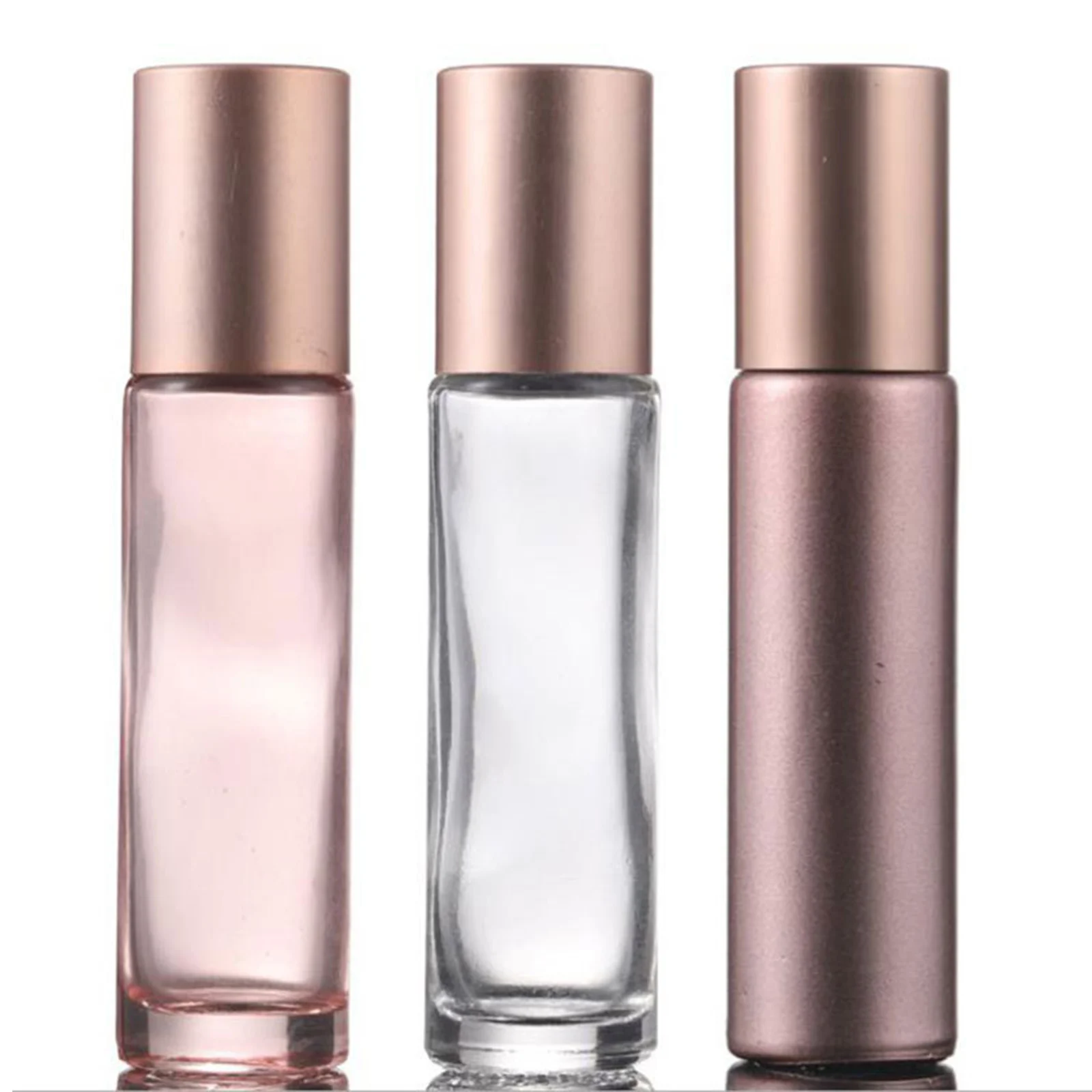 10 мл 5 шт./лот розовый камни роликовая бутылка эфирного масла драгоценных камней