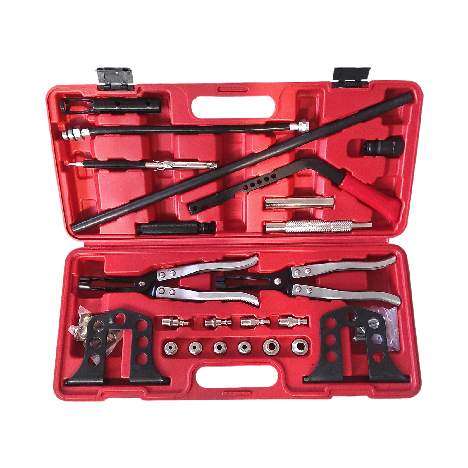 

Pro Cars Cylinder Head Service Tools Kits, For Valve Springs Guides Bushes Stem Seals Set, Fit for 8 16 and 24 Valve Engines