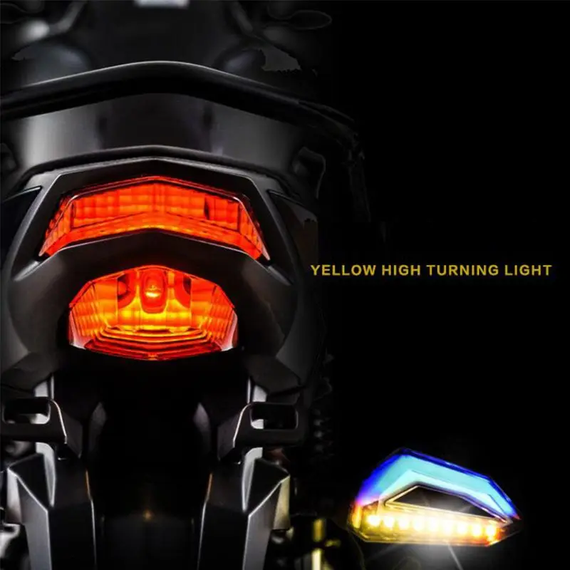 

2020 New Universal Motorcycle 12 LED Turn Signal Lights Front Rear Lights Indicator