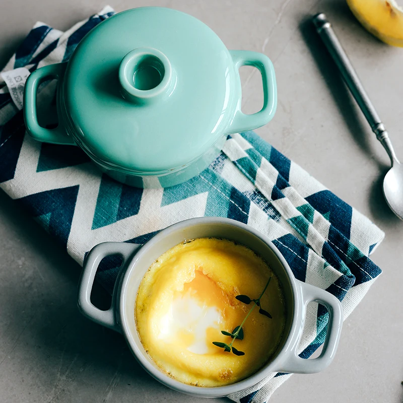 Керамическая Водонепроницаемая чашка для тушения супа в виде птичьего гнезда с