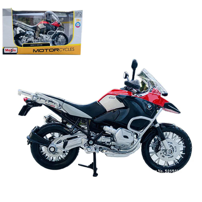 

simulation alloy motocross Series original authorized Maisto 1:12 BMW R 1200 GS motorcycle model toy car Collect gifts