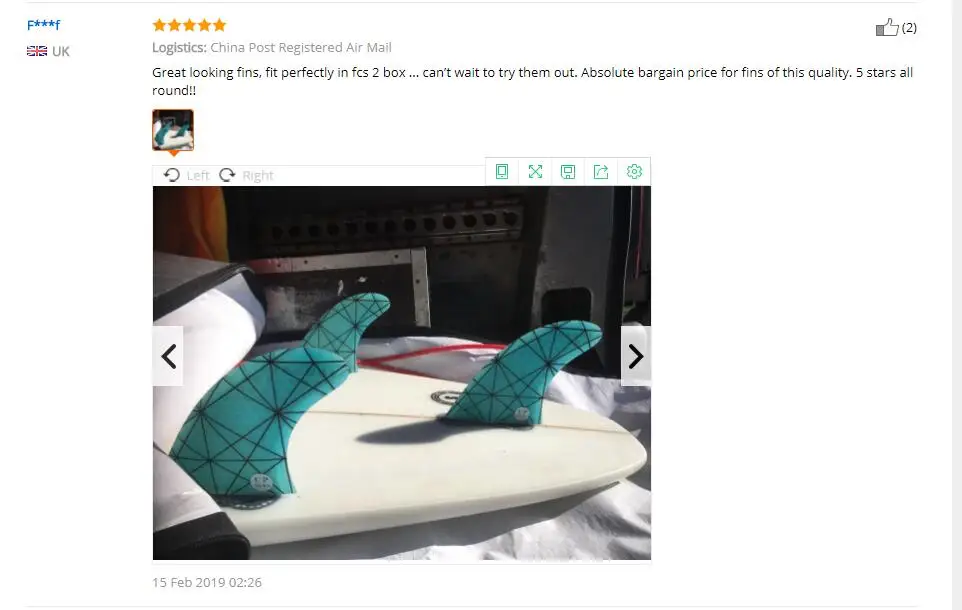 Плавники для серфинга FCS2 G7 плавники из стекловолокна fcsii голубые красные желтые