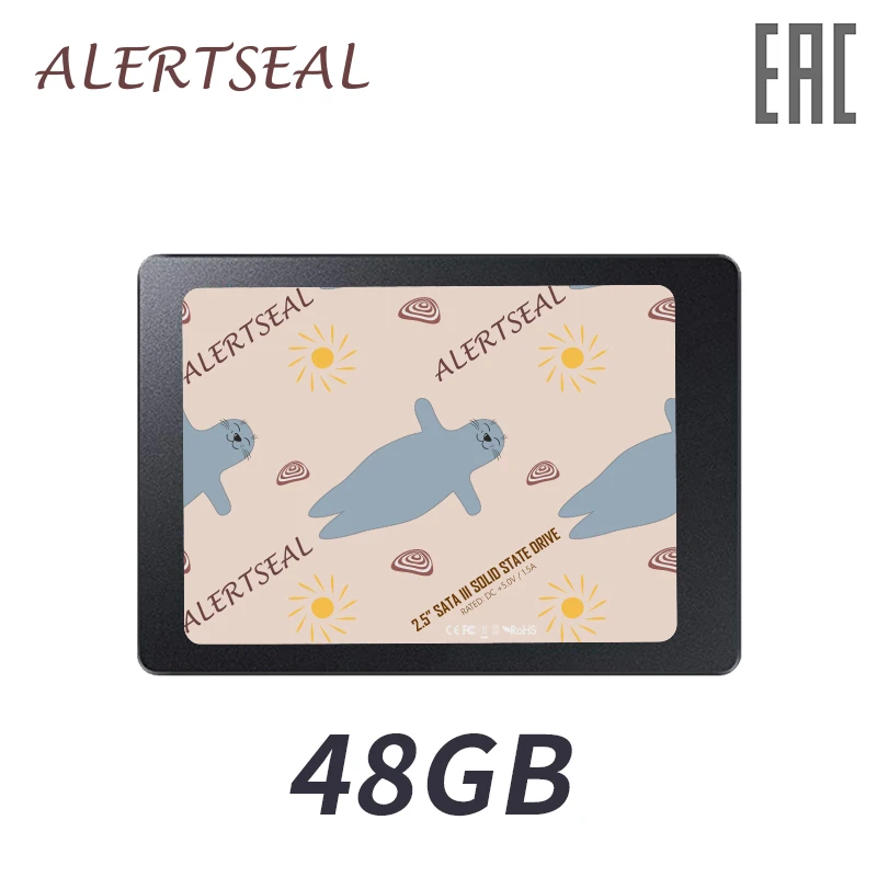 ALERTSEAL SSD 48GB 2.5 inch внутренний твердотельный накопитель 3D Nana для портативного