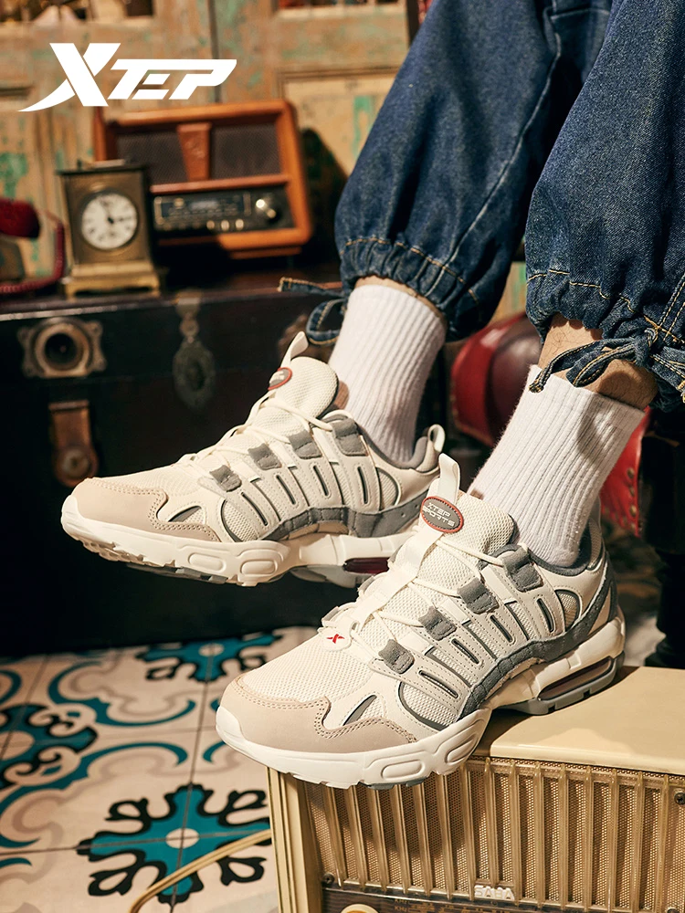 Xtep мужская повседневная обувь зимние Новые разноцветные кроссовки Мужская