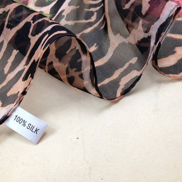 Размер: 65*170 Φ качественный однослойный шарф из натурального шелка тутового