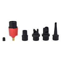 portable 4 in 1 air valve adapter connector lightweight inflatable boat board sup kayak pump nozzle
