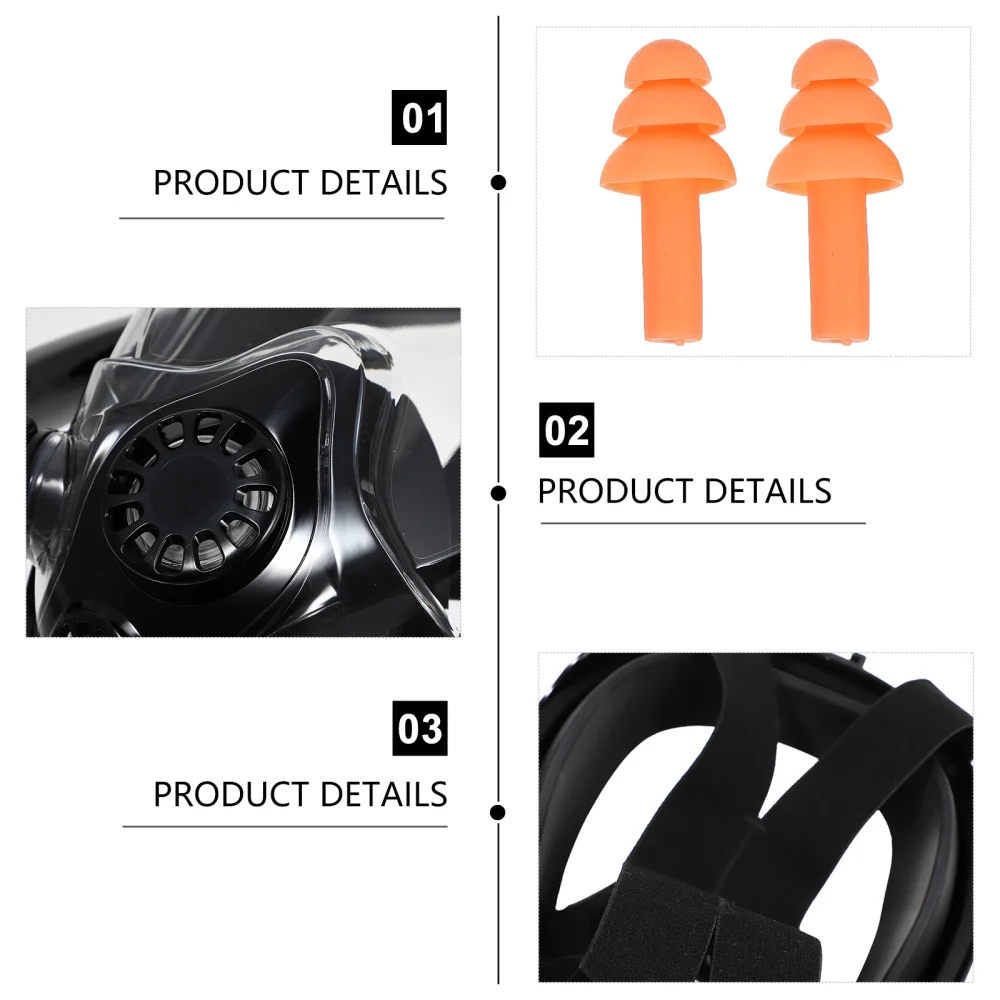 

1 Set Snorkel Mask Swimming Diving Mask Snorkeling Mask Snorkeling Tool
