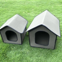 collapsible pet shelter waterproof cat litter kennel stray cat litter outdoor rainproof dog house cat house villa tent
