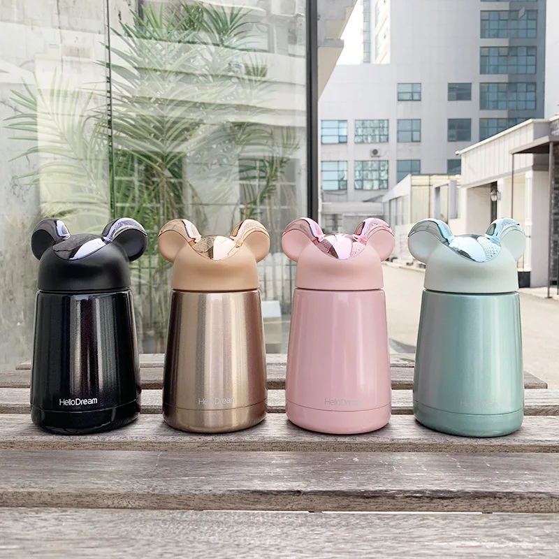 Год крысы кружка из нержавеющей стали сетчатая красная с ручкой ins портативная