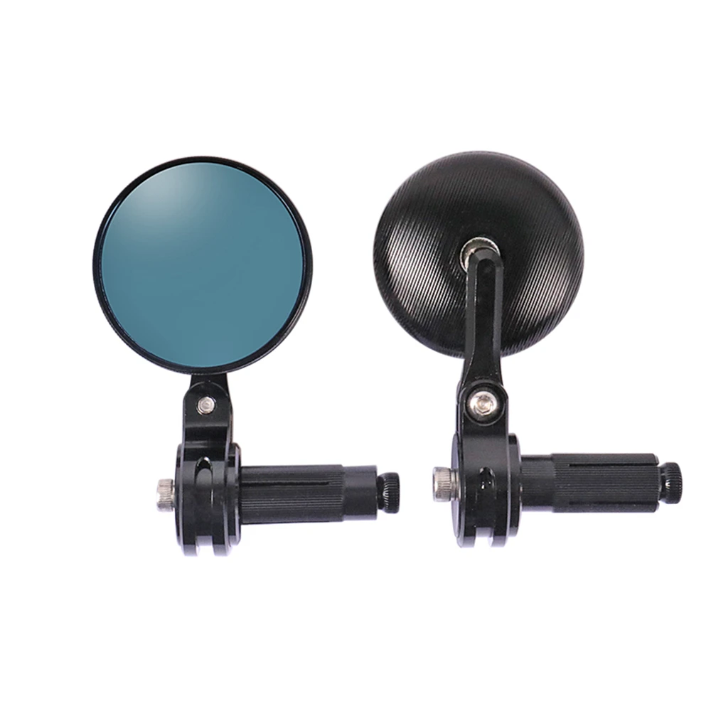 

Motorcycle Rear View Mirror CNC Aluminum 13-14mm 17-18mm Handlebar Reflector Mirrors Blue Glass for BMW Cafe Racer Honda Yamaha