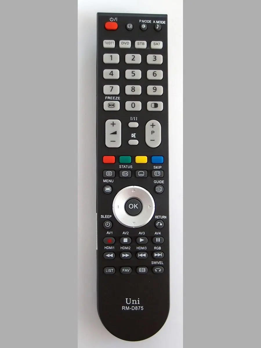 Пульт ДУ для Hitachi RM-D875 (LCD/DVD/STB/ спутниковый ресивер) (universal) | Электроника