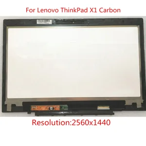 new original for lenovo thinkpad x1 carbon 2nd 3rd gen wqhd 25601440 lcd screen 00hn829 00hn833 00hn842 04x5488 00ny424 00ny405 free global shipping