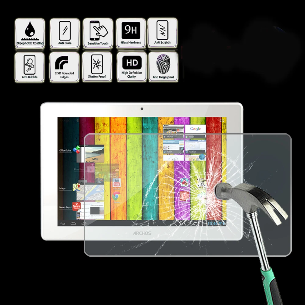 Закаленное стекло для планшета ARCHOS 101 титановая Защитная пленка экрана 10 1 дюйма с