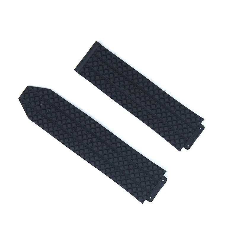 25mmx17mm Watch Accessories Rubber Strap For Hublot Big Bang Series Men and Women Watch Band Accessories