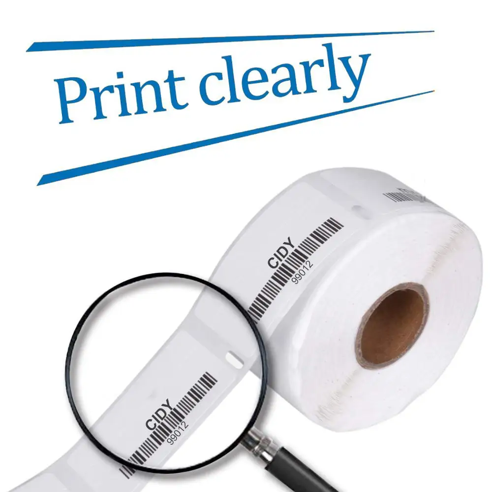 CIDY 2 рулона 99012 для Dymo Labelwriter 450 принтер печати этикеток клейкие ленты адресная