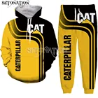 Гусеница мужскиеженские новые модные крутые 3D принты модные толстовкиСвитшотбрюкиспортивный костюм Прямая поставка