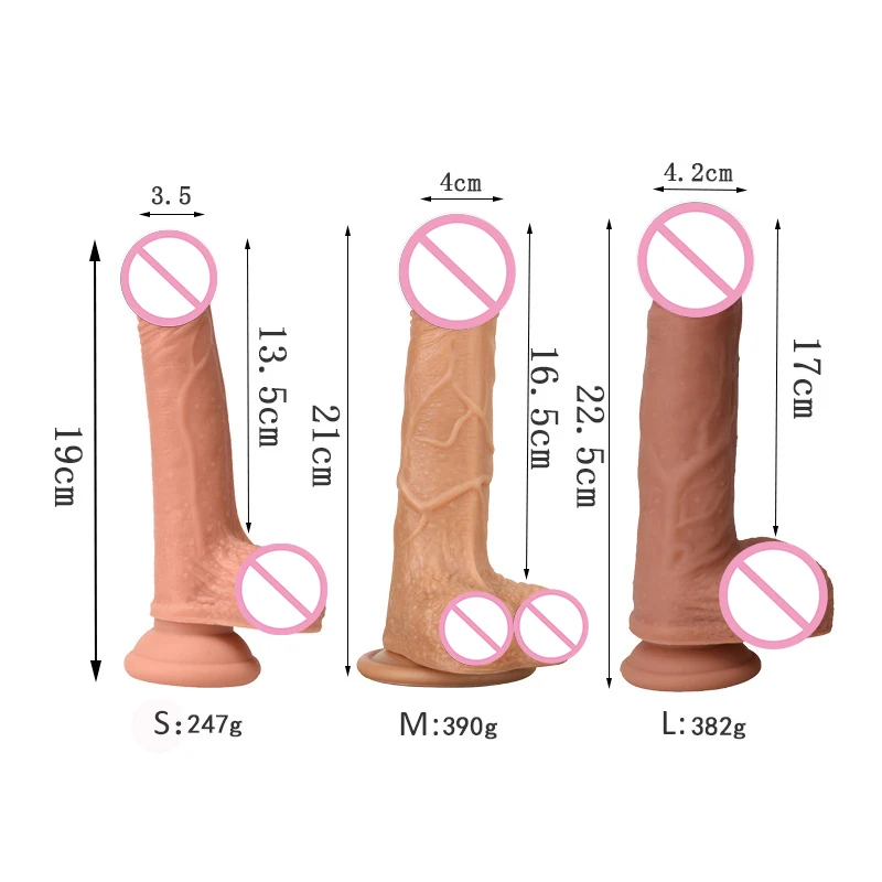 Реалистичный фаллоимитатор на ощупь кожи мягкий силиконовый огромный большой