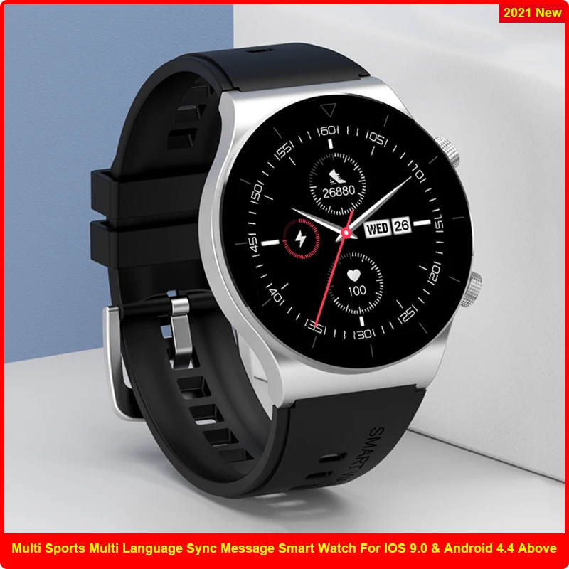 

Reloj Inteligente Men Bluetooth Call Smart IP67 Waterproof Watch Heart Rate Multi-Sport Bracelet For Huawei Xiaomi GTS IOS Apple