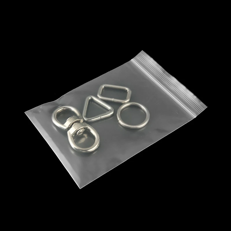 100 шт. прозрачный Пластик Ziplock мешок самоуплотняющийся Еда спальные мешки подарки