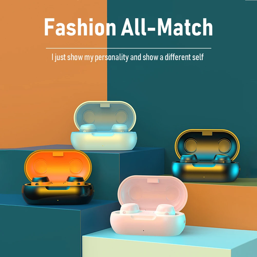 

TWS-22 True Wireless Earbuds Bluetooth In Ear Stereo Headphones with Mic