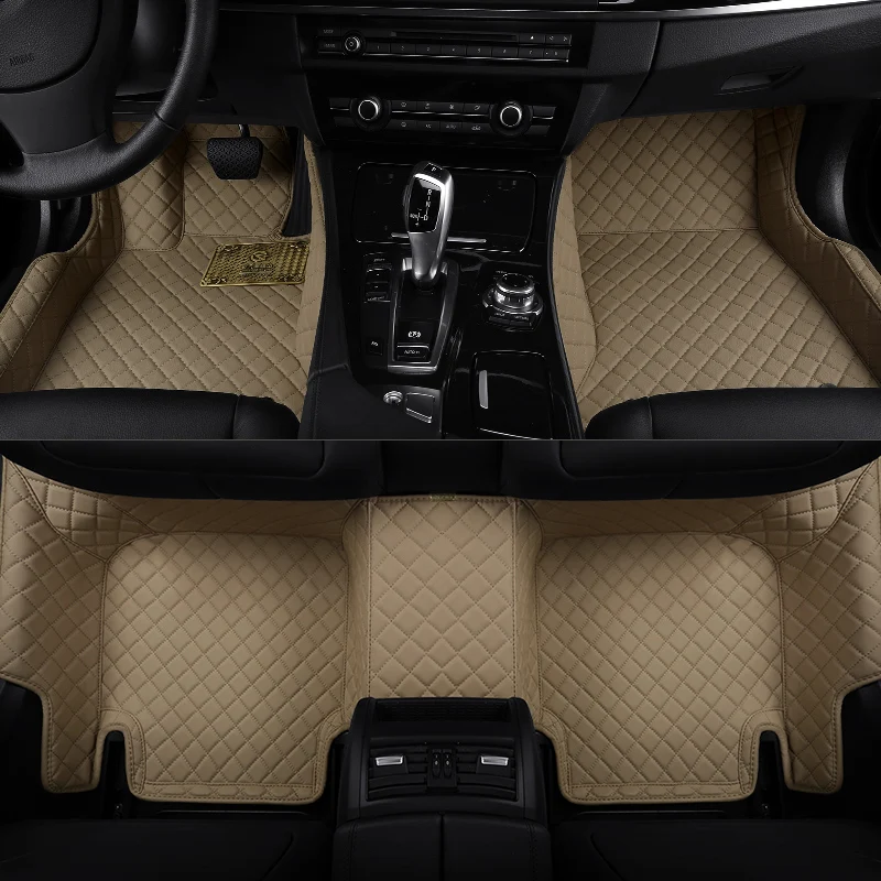 AutoDecorun Custom Fit Car Floor Mats For Acura RDX ZDX RL TL CDX Carpets Mat 3D Styling PVC Leather Waterproof Accessories | Автомобили и
