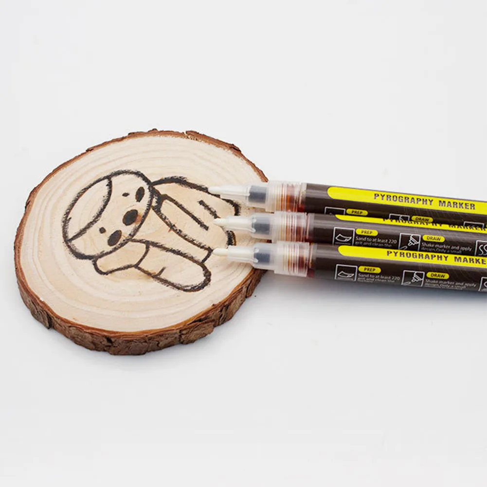 Химическая ручка для выжигания по дереву инструмент с тонким наконечником