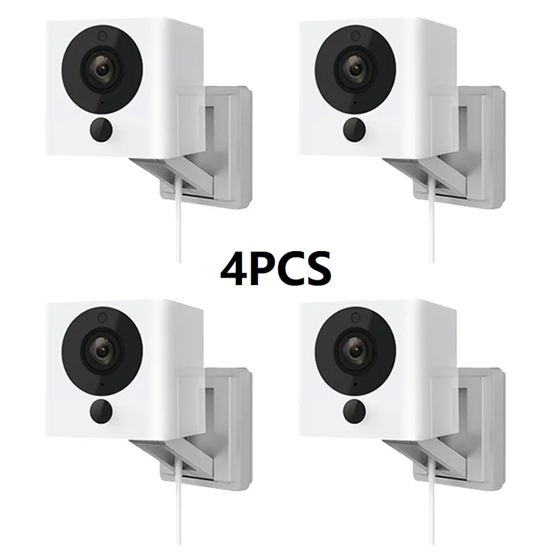 4 pcs Mijia Xiaofang 110 градусов F2.0 8X1080 P цифровой зум смарт-камера IP wifi Беспроводная камера - Цветной: 4 pcs