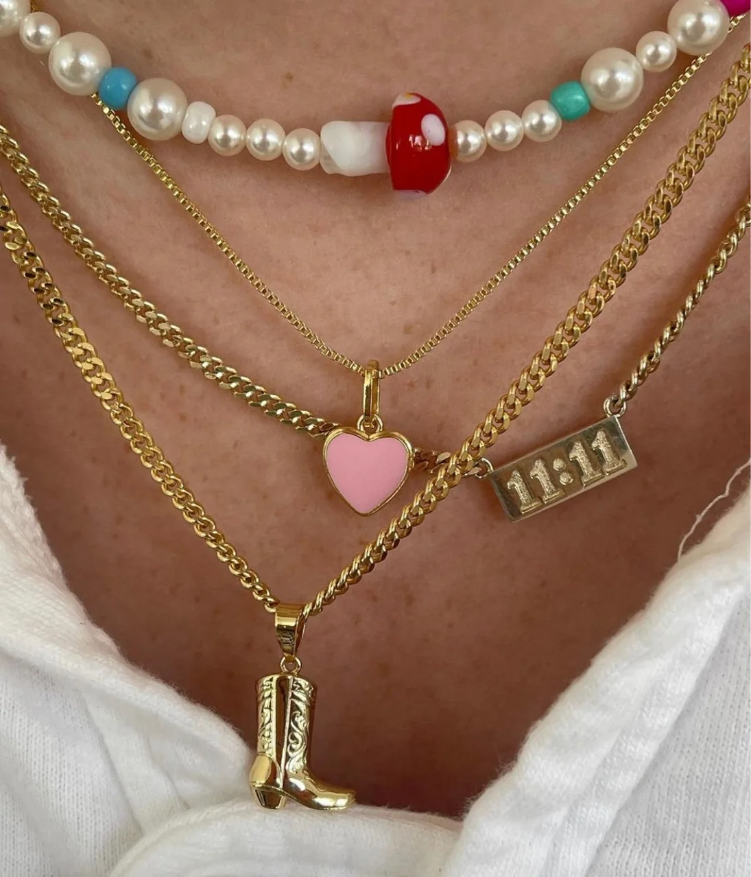 Ожерелье из нержавеющей стали с цифрами для женщин и девушек | Украшения