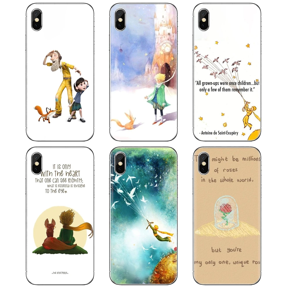 Чехол для Huawei Y6 Y5 2019 Xiaomi Redmi Note 4 5 6 7 8 Pro Mi A1 A2 A3 6X 5X 7A Маленький принц и лиса мягкий
