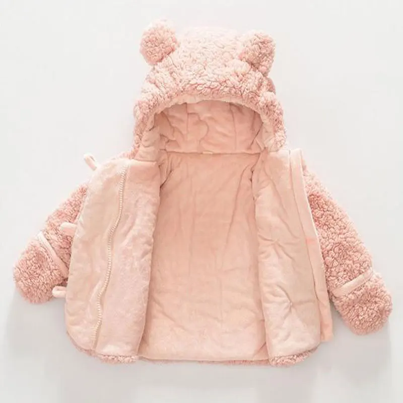 2019 зимняя куртка для девочек плотная парка Теплая детская пальто с плюшевым