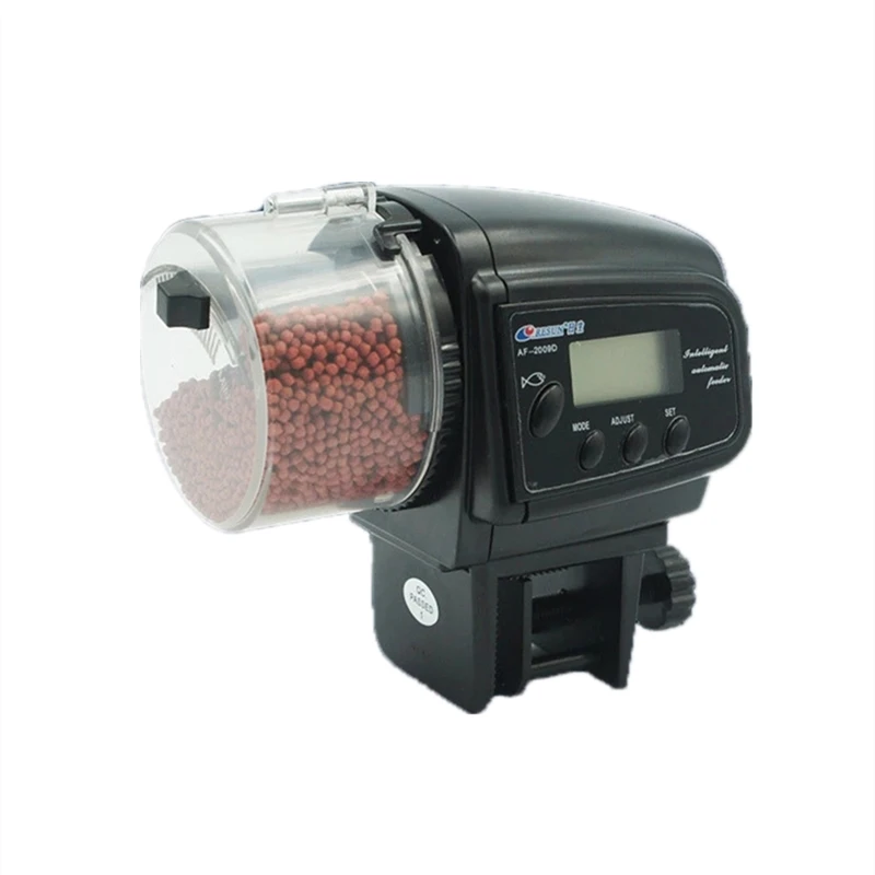 Аквариумная Автоматическая рыболовная кормушка Saim с цифровым ЖК дисплеем