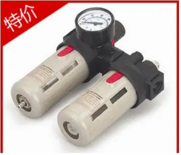 

BFC2000 Free Shipping 1/4" Air Filter Regulator Combination Lubricator ,FRL Two Union Treatment ,BFR2000 + BL2000