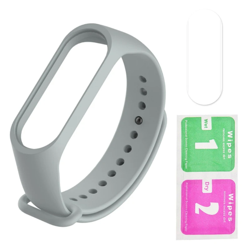 006 Браслет для mi Band 3 и 4 ремешка пленки силиконовый ремешок для часов для Xiao mi браслет Four Xia mi Xao mi Xaiomy - Цвет: 006