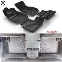 for audi a7 2019 2022 floor mat fits ultimate all weather waterproof 3d floor liner full set front rear interior mats